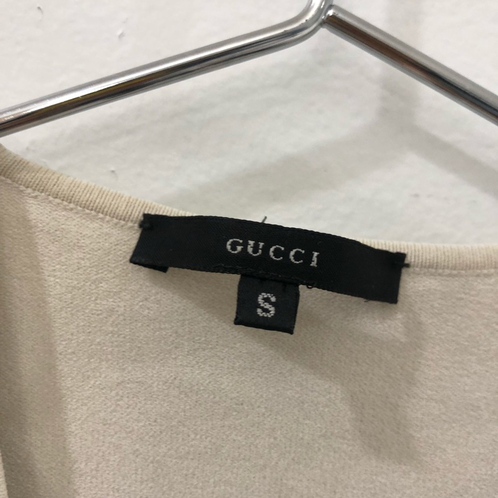 Gucci Stretchy T Shirt Cream - Picture 3 of 4